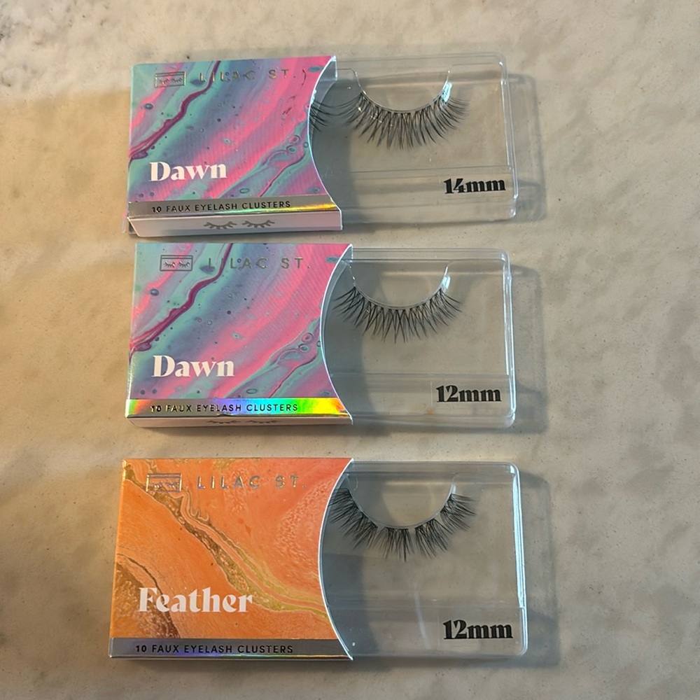 Lilac St: Lash clusters
